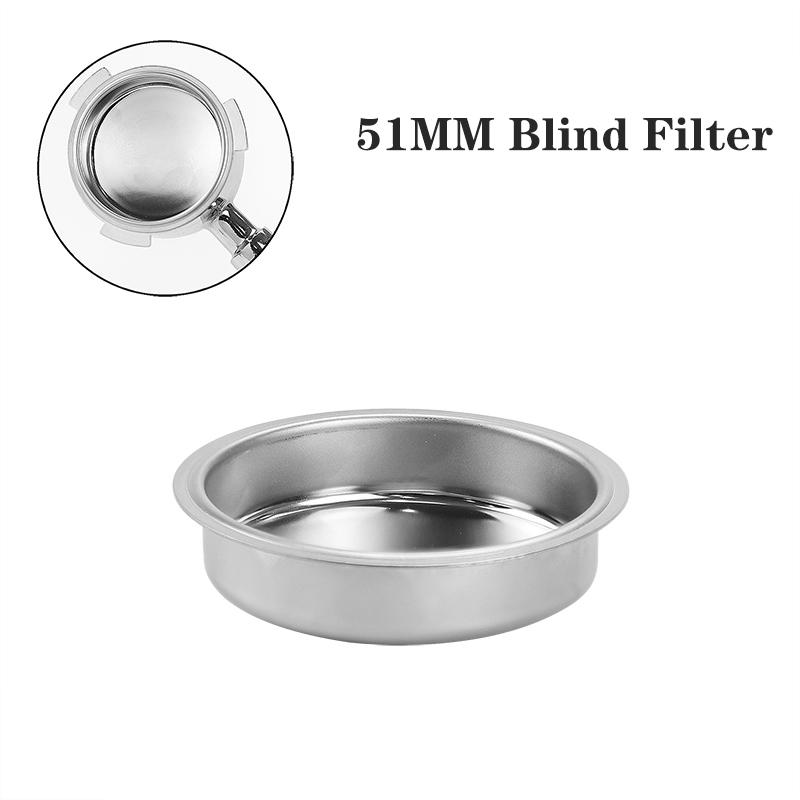 

51 мм Запасная корзина для кофейного фильтра из нержавеющей стали для бездонного портафильтра Delonghi Эспрессо Хорошие аксессуары Инструмент бариста