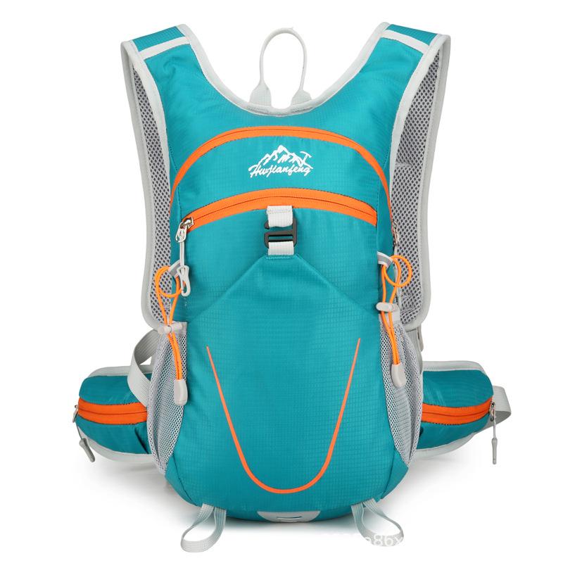 

Unisex Cross-Border Cycling Backpack: Lightweight, Large-Capacity Travel Bag for Hiking and Mountaineering 15L озеро синий