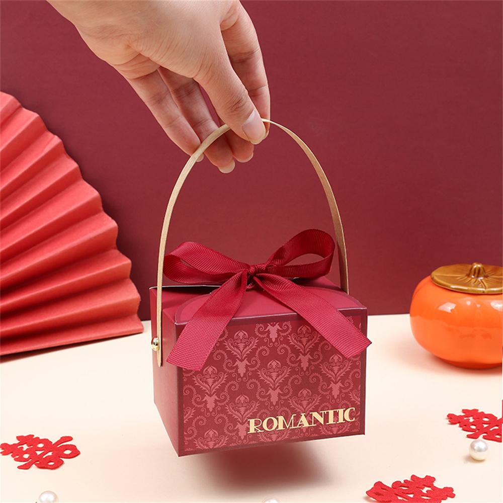 New Candy Box Champagne Gift Bags Birthday Baby Shower Favors Handheld Chocolate Gift Packing Box Decoration for Guests