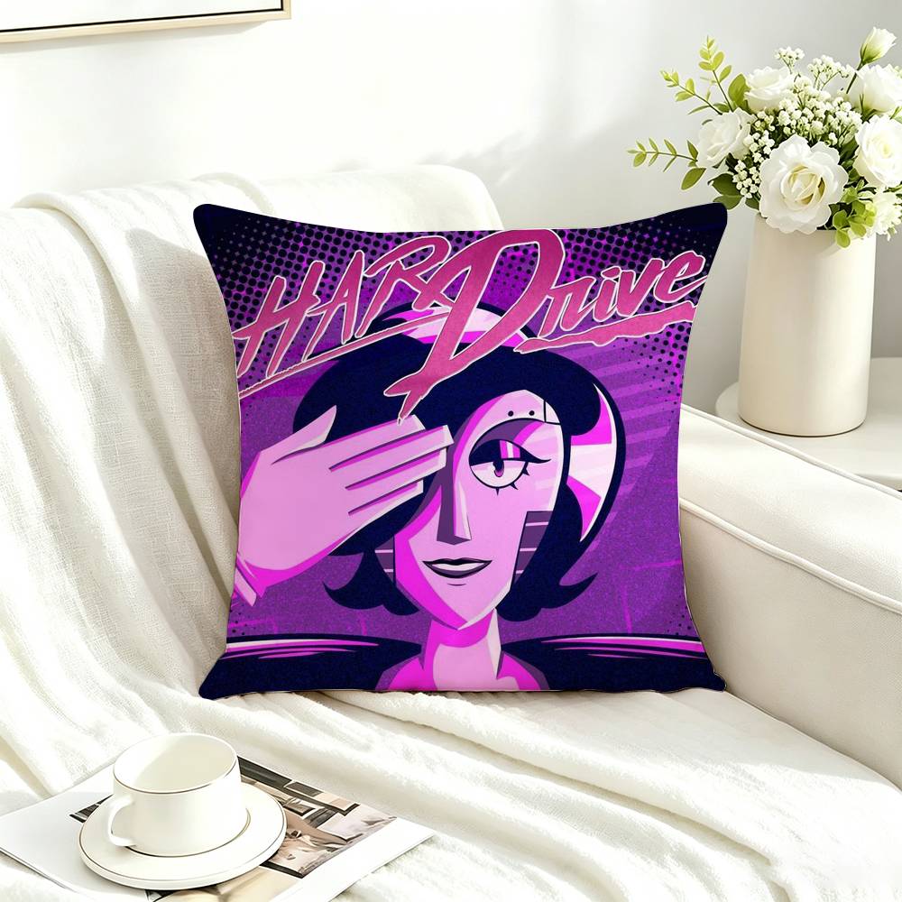 GAME Mettaton EX Anime Square Double-Sided printed Pillow Case Bedroom Bedside Pillow Sofa Cushion Cover