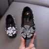 Autumn new style ladylike baby girl children's princess rhinestone single shoes leather shoes dance performance shoes