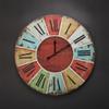 Wooden Wall Clock Quiet Timepiece Cordless for Interior Decoration, Guesthouse