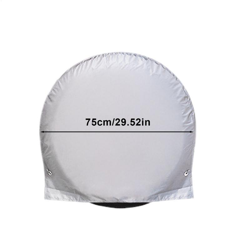 Trailer Tire Covers Waterproof Wheel Covers For Trailer Tires Automotive Wheel Protector For Sun Rain Snow Tyre Protection Car
