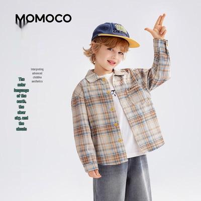 MOMOCO Boys' Fashion Long Sleeve Casual Shirt
