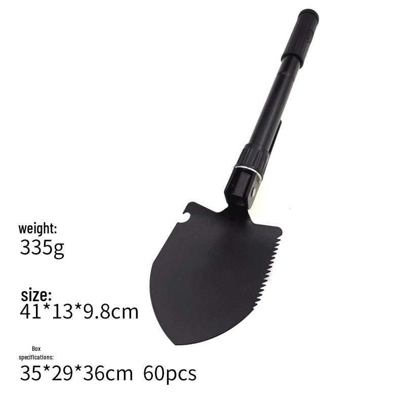 Compact Multifunctional Folding Shovel/Pick for Outdoor Camping and Engineering