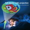 Cartoon Kids Projection Flashlight Mini Projector Baby Early Education Toy Children Learning Toy Gift