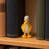 Duck Figurine Ornaments, Resin Cute Duck Sculpture with Down Jacket Desktop Decor for Home Office Car, Duck Miniature Scene Decoration