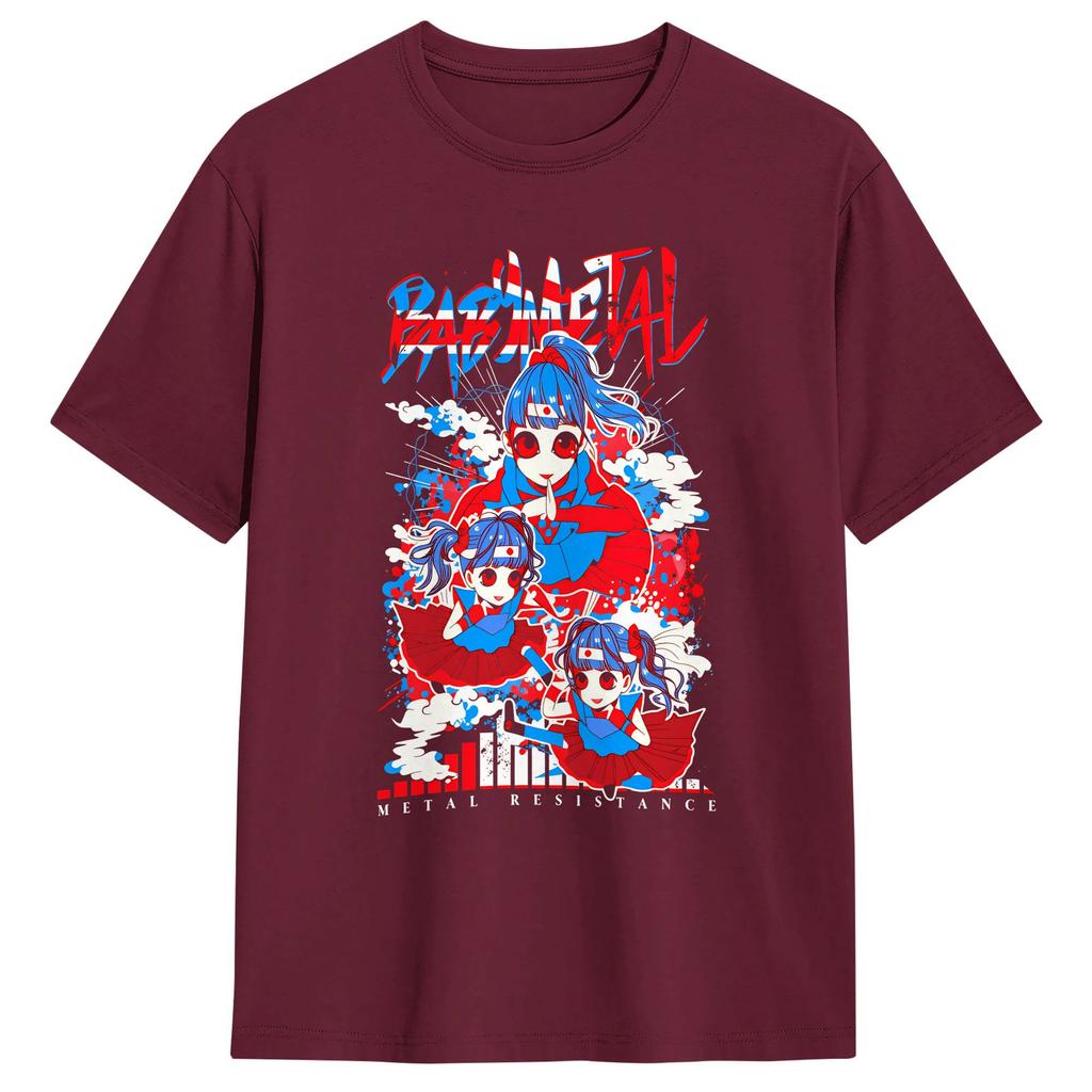 Babymetal World Tour 2026 T Shirt Beach  Cotton T Shirts For Male Hipster Design Tee Shirt ShortSleeved Streetwear Clothing