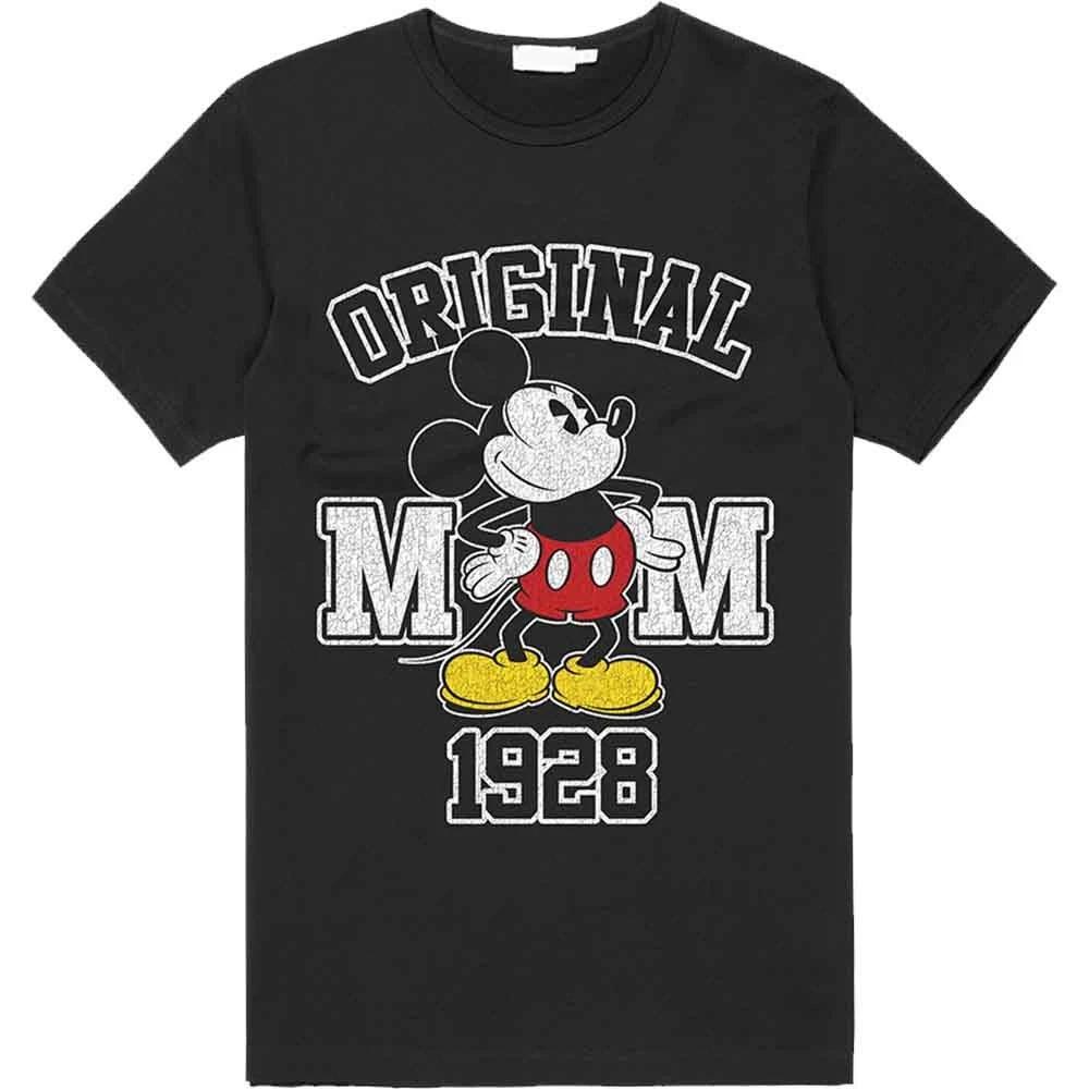 Disney Mickey Mouse Original T-Shirt Black New M