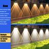Solar Lights Motion Sensor Lights Outdoor, Solar Powered Security Lights Permanent On All Night/Smart Brightness Control for Hom