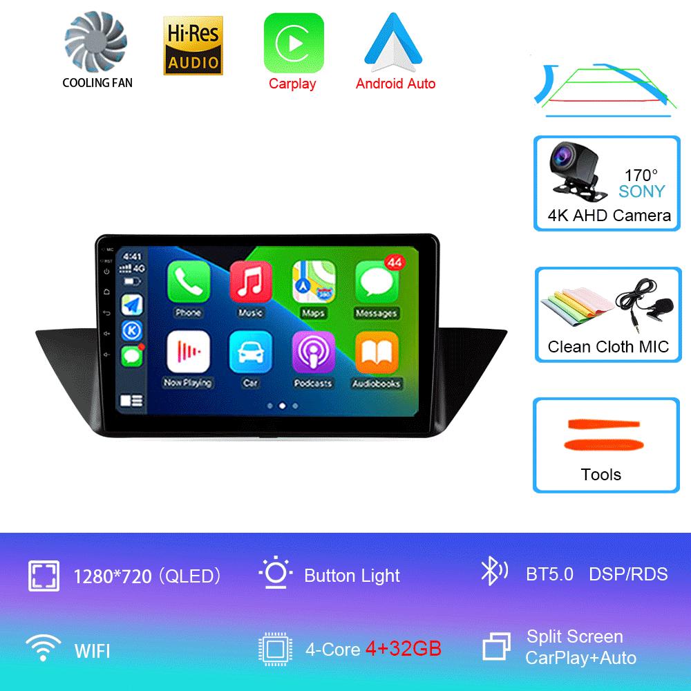 

Автомобильное радио Android14 Carplay для BMW X1 E84 2009 2010 2011 2012 Навигация GPS Мультимедийный проигрыватель WiFi+4G Стерео Авто DSP Видео BT