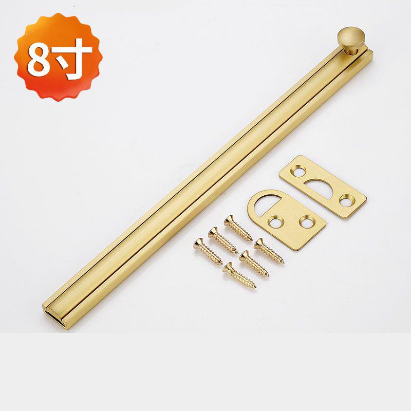 All-Copper Four-Color Universal Latch Security Sliding Door Lock Clear Chinese Latch Home Accessories