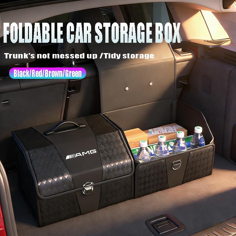 Car Trunk Storage Organizer Trunk Organizer Stowing Tidying Accessorie For Mercedes Benz AMG W203 W204 W205 W20 Hub Center Cover
