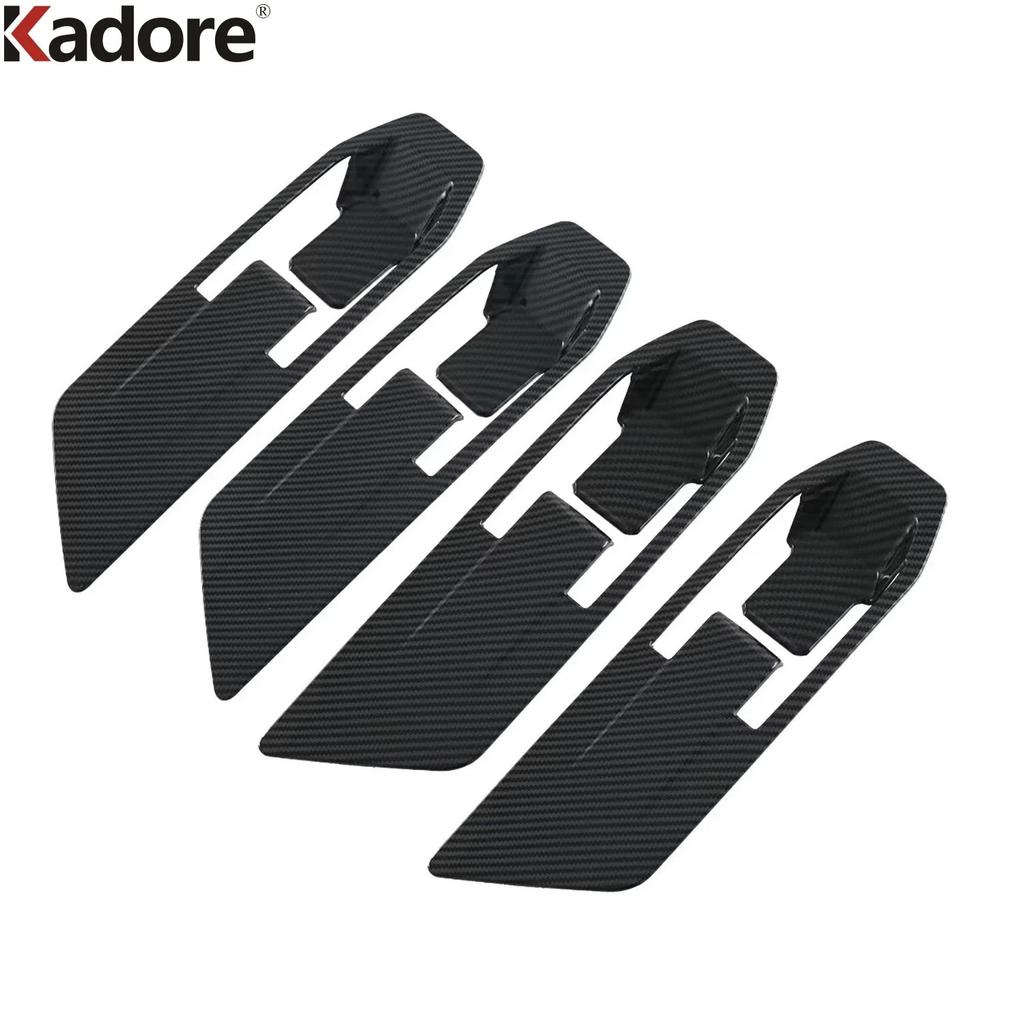 Car Interior Window Lift Switch Panel For Mitsubishi Triton L200 -2025 2026 Inner Door Handle Bowl Cover Trim Accessories