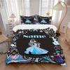 Custom Snow White Garden Bedding 3 Piece Set HD Print Duvet Cover Pillowcases for Teens Adult Bedroom Decoration