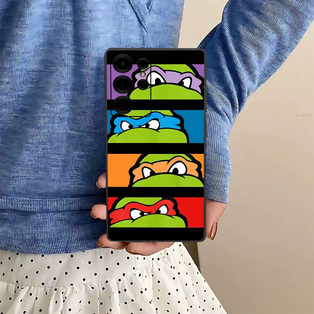 Animated N-Ninja T-Turtles TV Phone Case For Samsung S 24 Fe 25 Ultra Plus 20 Lite 21 30 22 23 24 22 Ultra 5G Fundas