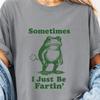 Parfois Je Fais Juste Des Pets T-shirt, Cadeau T-shirt Drôle Grenouille Humour, T-shirt Graphique Animal Blague Absurde