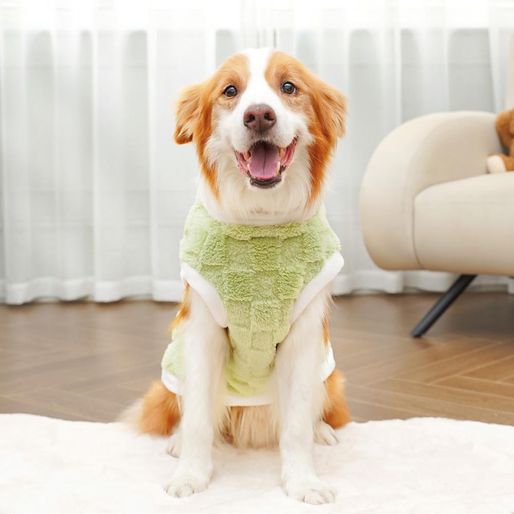 1.5-25kg Golden Retriever French Bulldog Clothes Pajamas Warm Fleece Winter Cat Coat Pet Clothes For Medium and Large Dogs