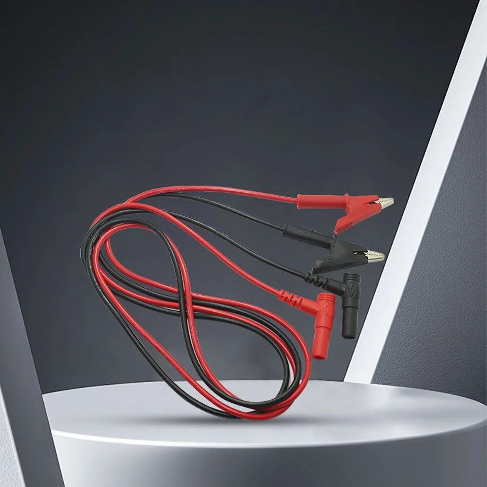 2pcs Pack Multifunction Multimeter Pen Cable Alligator Clip Test Clip Capacitor Clip Accessories Set Multimeter Multimeter Pen