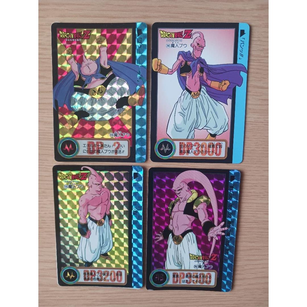 Used [Good condition/rare] Dragon Ball Z Carddass Majin Buu 4-piece set