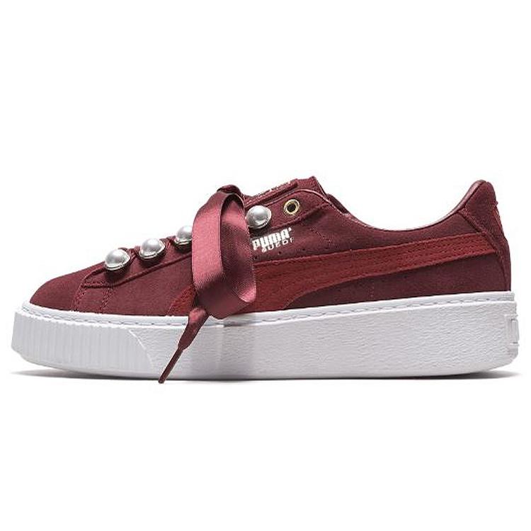 (WMNS) PUMA Suede Platform Bling Red Women s 366688-03 EU 38