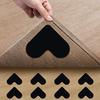 4Pcs Traceless Rug Corner Gripper Strong Adhesive Carpet Tape Slip-resistant Mat Fastener  Carpet