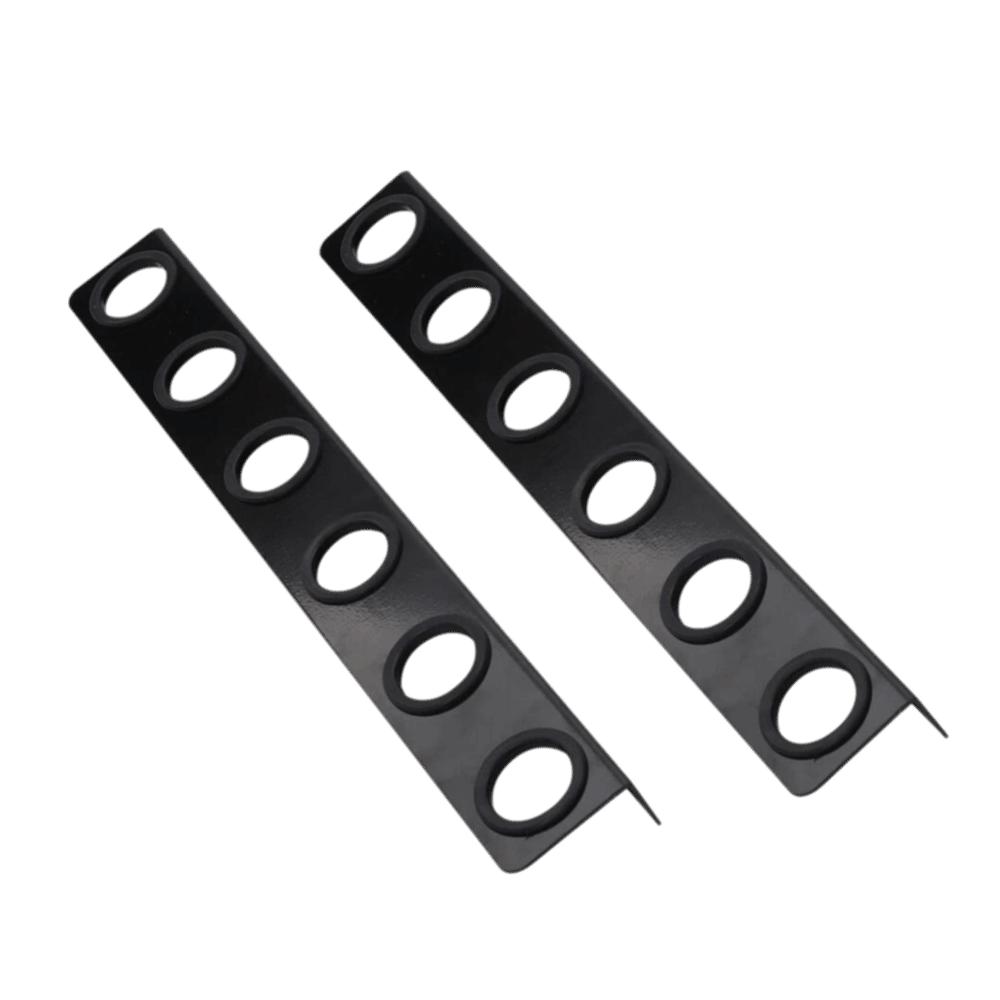 Durable Construction Tool Rack Easy Install Easy To Use Landscape Truck Rack 6-Hole Design Heavy Duty Shovel Rack