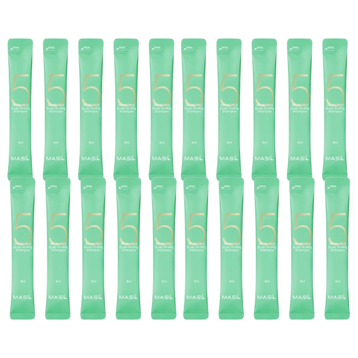 MASIL 5 Probiotics Scalp Scaling Shampoo Deep Cleansing Anti Dandruff 8ml x 20pcs
