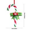 PVC Lollipop Christmas Tree Ornaments New Year Room Decor Christmas Hanging Pendant Happy New Year Home Table Decor Xmas Decor