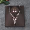 Set di Collana e Orecchini alla Moda in Stile Coreano: Accessori Perfetti per Matrimonio Sposa