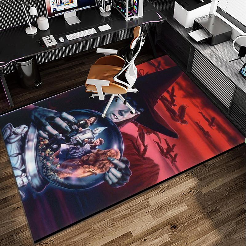 Wonderful Wizard Adventure Office Rug Chair Mat, Game Carpet, Suitable for Front Door, Bedroom, Living Room, Desk, Holiday Gift