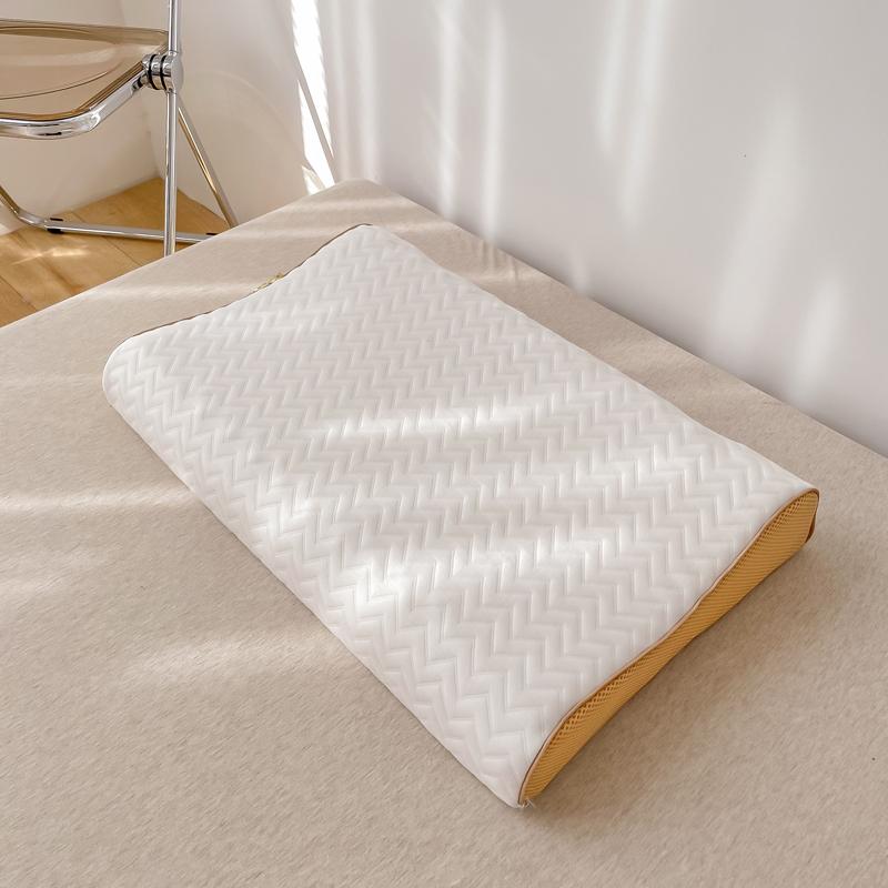 

Подушка из 100% чистого натурального латекса для облегчения боли в шее, для сна, ортопедические подушки, удобная, дышащая, подушка для ухода, против клещей 40X60CM