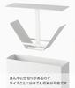 Yamazaki Jitsugyo Dust Guard Pouzdro na kávový filtr s víkem Pouzdro na kávový papírový filtr Tower White 3817