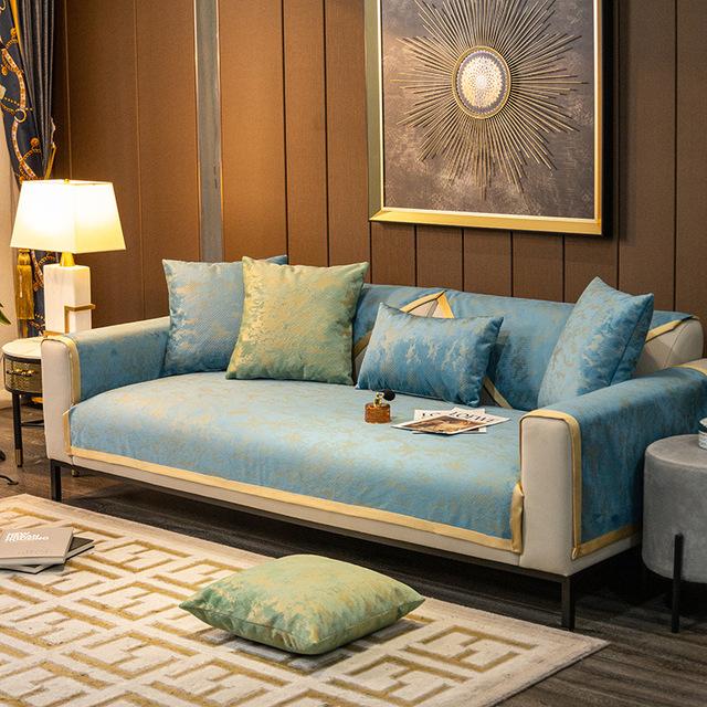 Nordischer Luxus Sofa Chaiselongue Bezug Lounge 1 /2 /3 /4 Sitzer Relaxsessel Bezug Sofakissen Couch Überwurf Möbelschutz
