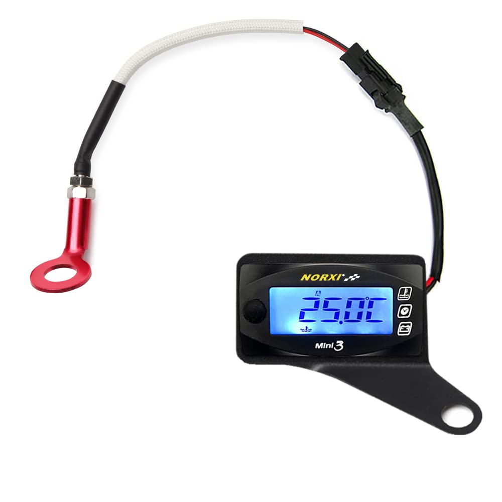 

NORXI 3 in 1 Multi-functional Motorcycle Digital Meter, Mini 3 (Switch Between 3 Displays