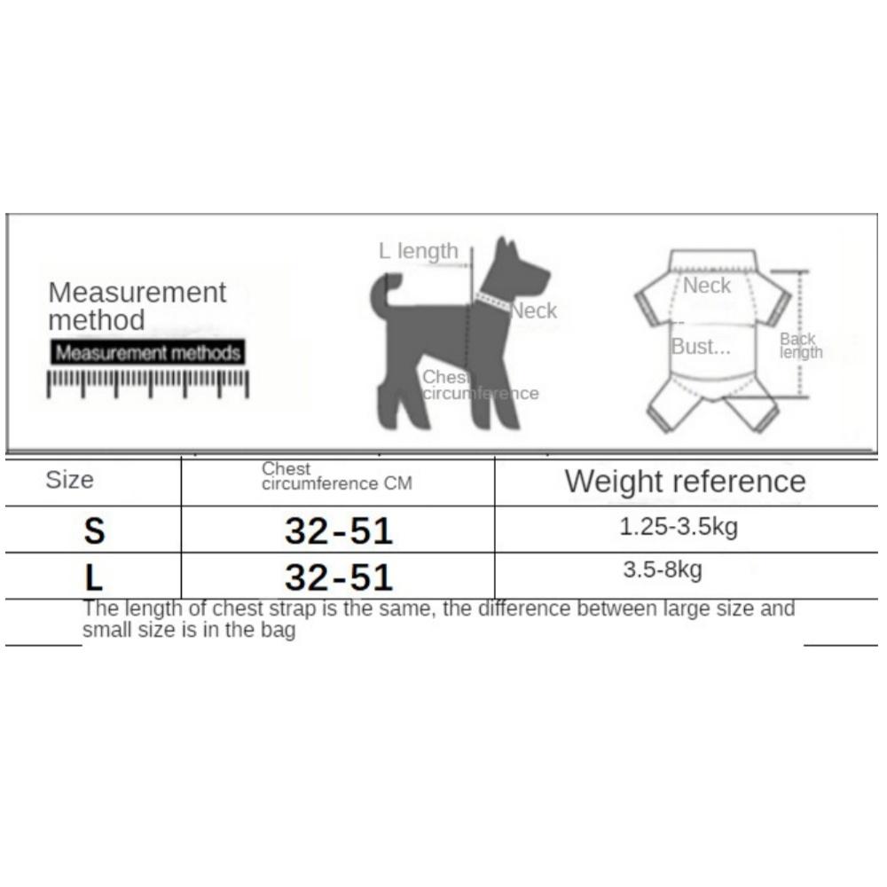 Pet Dog Self Carrying Bag Pet Clothing Accessories Outdoor Supplies Pet Dog Chest Strap Bag