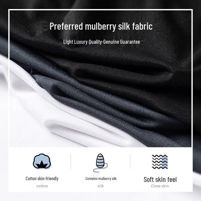 MONTAGUT Men's Solid Color Summer Polo Shirt