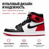 Air Jordan 1 Retro High Satin Black Toe Damskie Sneakersy Czerwono-Biało-Varsity-Czerwone CD0461-016