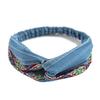 Fashion Women Chiffon Elastic Twist Cross Knotted Headband Hair Band Yoga Turban