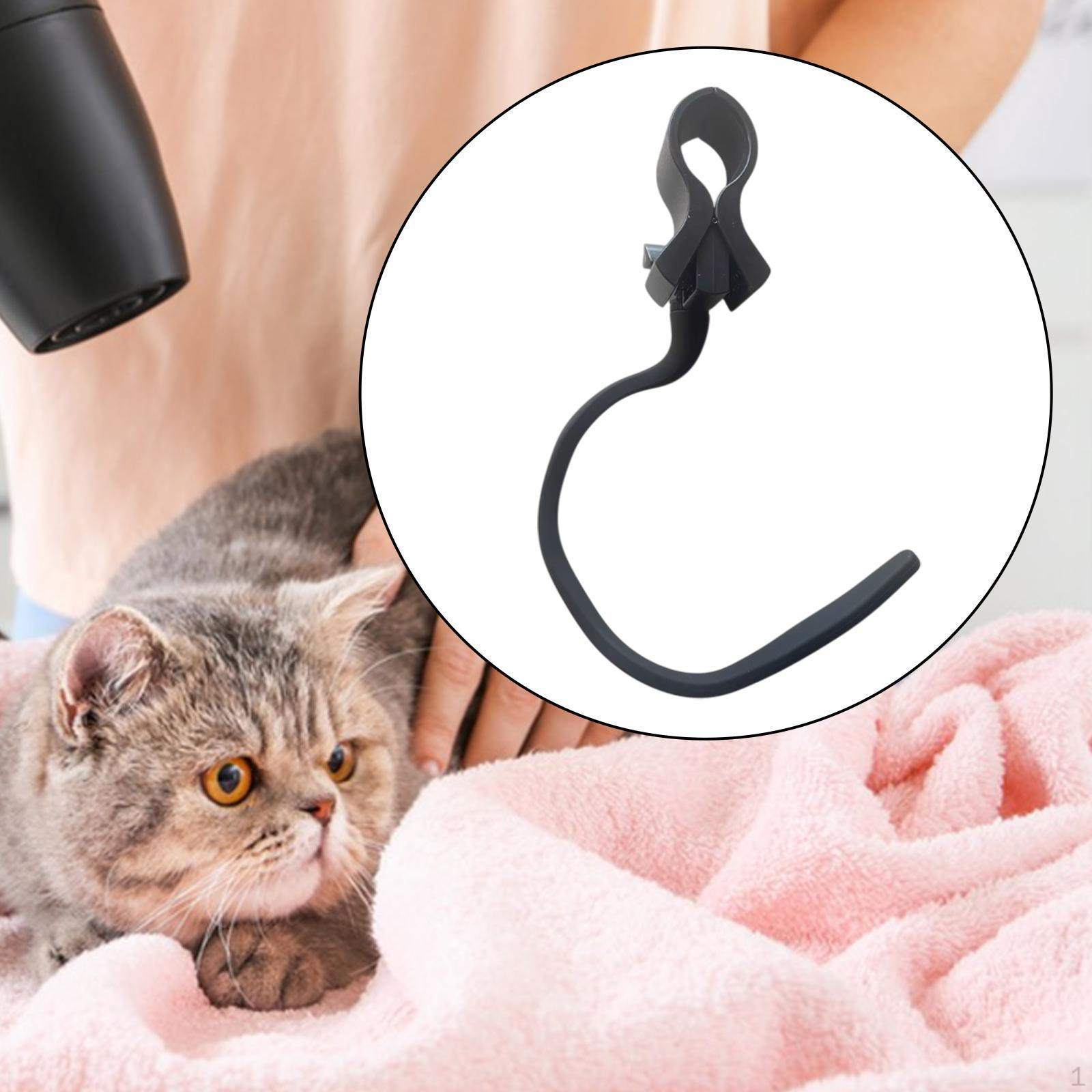 

Подвесной держатель для сушилки для собак на шею, кронштейн, универсальная стойка для выдувания, прочная, регулируемая подставка для домашних животных чёрный