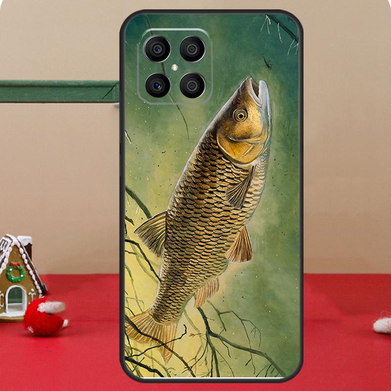 Karpfen Fisch Hülle Für Honor Magic 8 5 6 7 Lite Honor 400 Pro 200 70 90 X8c X8b X9a X9b X9c X9d Win Abdeckung