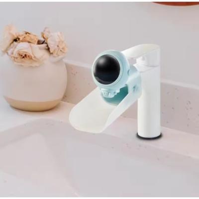 1 pièce Rallonge Anti-éclaboussures pour Robinet de Salle de Bain Familiale, Silicone Souple & Design Cartoon pour un Lavage des Mains plus Facile, Anti-éclaboussures