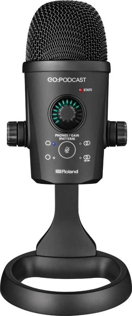 Roland USB Condenser Microphone for Android and with Switchable Directional for Content and Includes App to Level Up Your Streaming GOPODCAST iPhone,