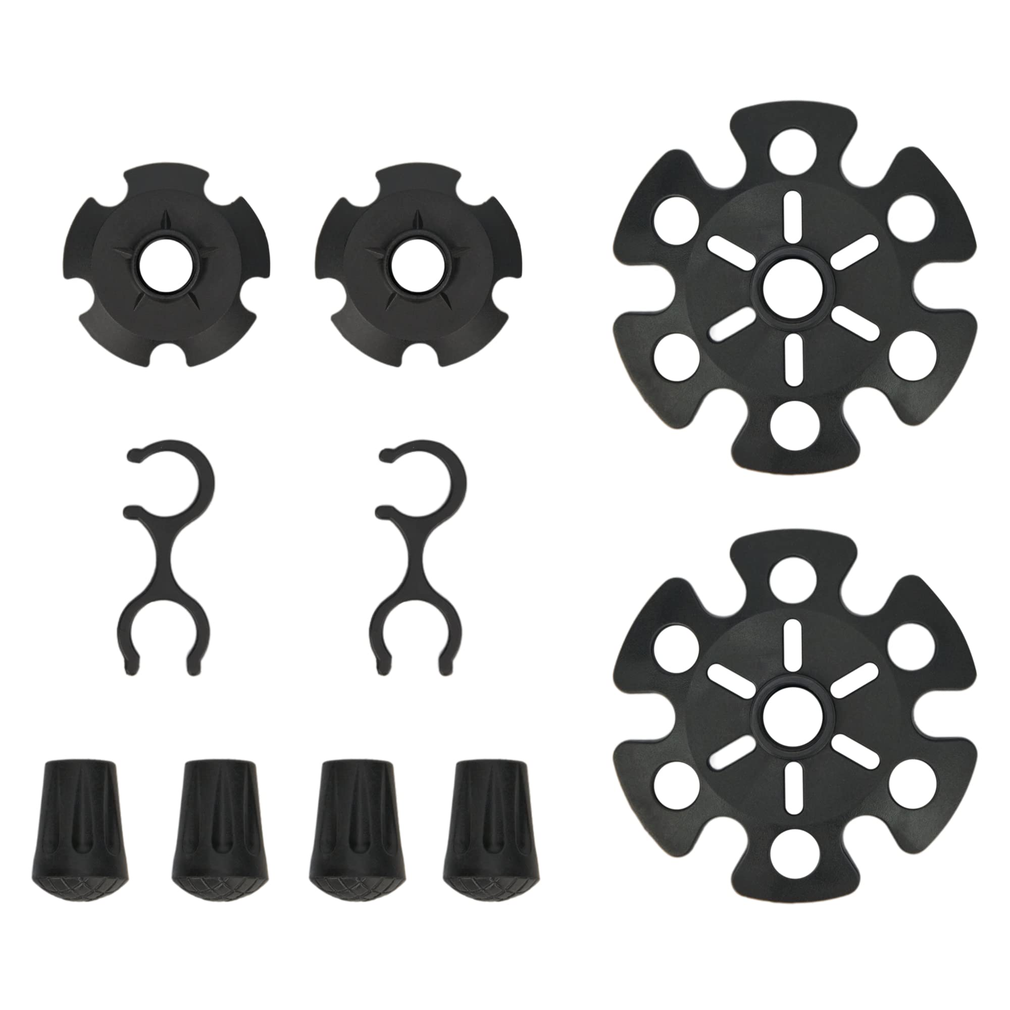 

TheFitLife Треккинговые палки для скалолазания, скалолазания, ходьбы, ходьбы, скалолазания в горах, резиновые, легкие, из колпачка, приклада, трости, приклада, шеста, палки,