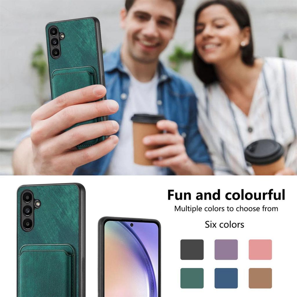 Suitable for Samsung A56 Phone Case All-inclusive Anti-drop A36 Magnetic Card Case Galaxy S25 Ultra Protective Case