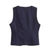 2025 Spring Women's Casual Denim Vest and Pants Set