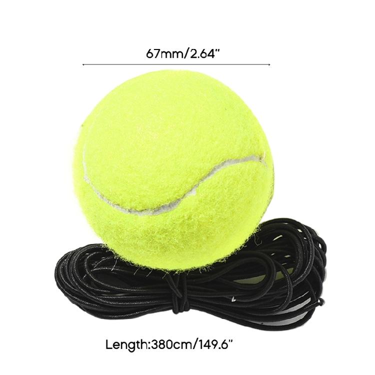 2pcs Single Practice Tennis Ball Tennis Training Ball Rebound Ball with String