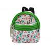 Mini Backpack Coin Purse, Scratch Resistant Zippered Compartment Keychain Bag, Waterproof Oxford Cloth Earphone Case