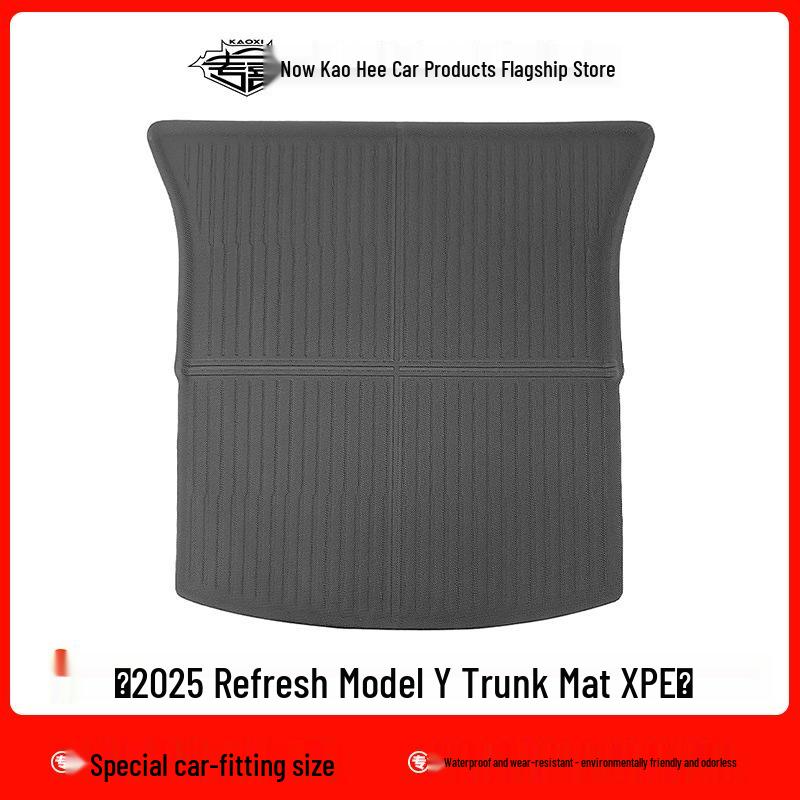 Eco-Friendly Waterproof XPE Car Floor Mats & Odorless Trunk Mat for Tesla Model 3/Y (L/R Drive)