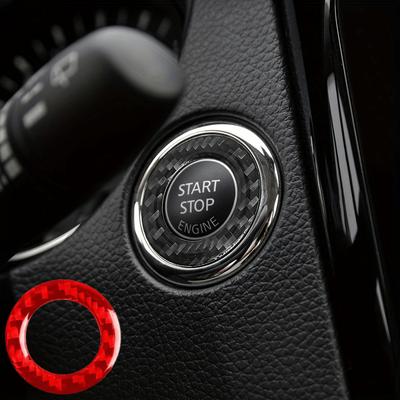 Auto Ein-Knopf-Startabdeckung Dekorative Abdeckung Autoinnenzubehör